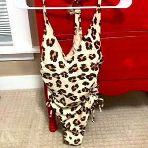Cheetah One Piece! Never been worn!